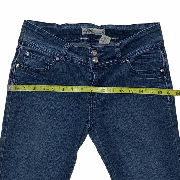 BOTIN Faded Dark Wash Denim Blue Skinny Jeans - Picture 5 of 11